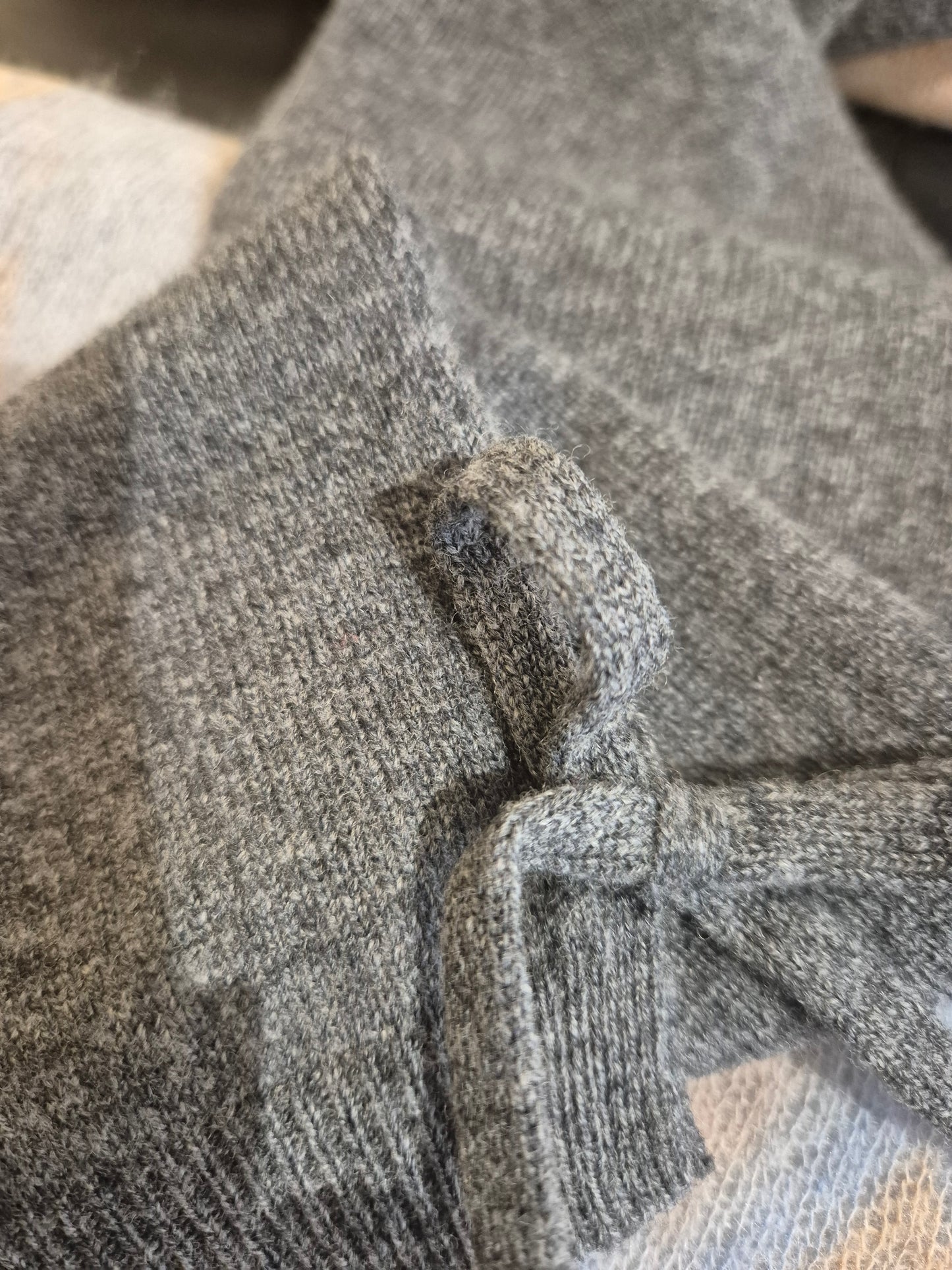 Nivé blouse i dark grey
